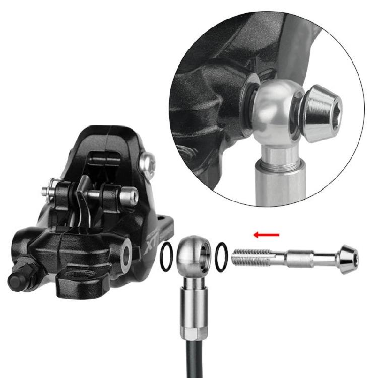 Flexible Hose Fitting Connectors Suit Bike Brake Line Connectors Applicable Professional Cycling Brake Part