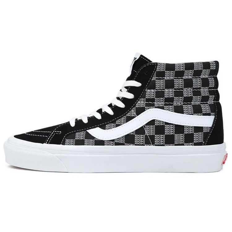 Vans Sk8-Hi 38 Dx Fashion Casual Skate Shoes High Top Unisex Sneakers Black Gray White VN0A5KRIBLK