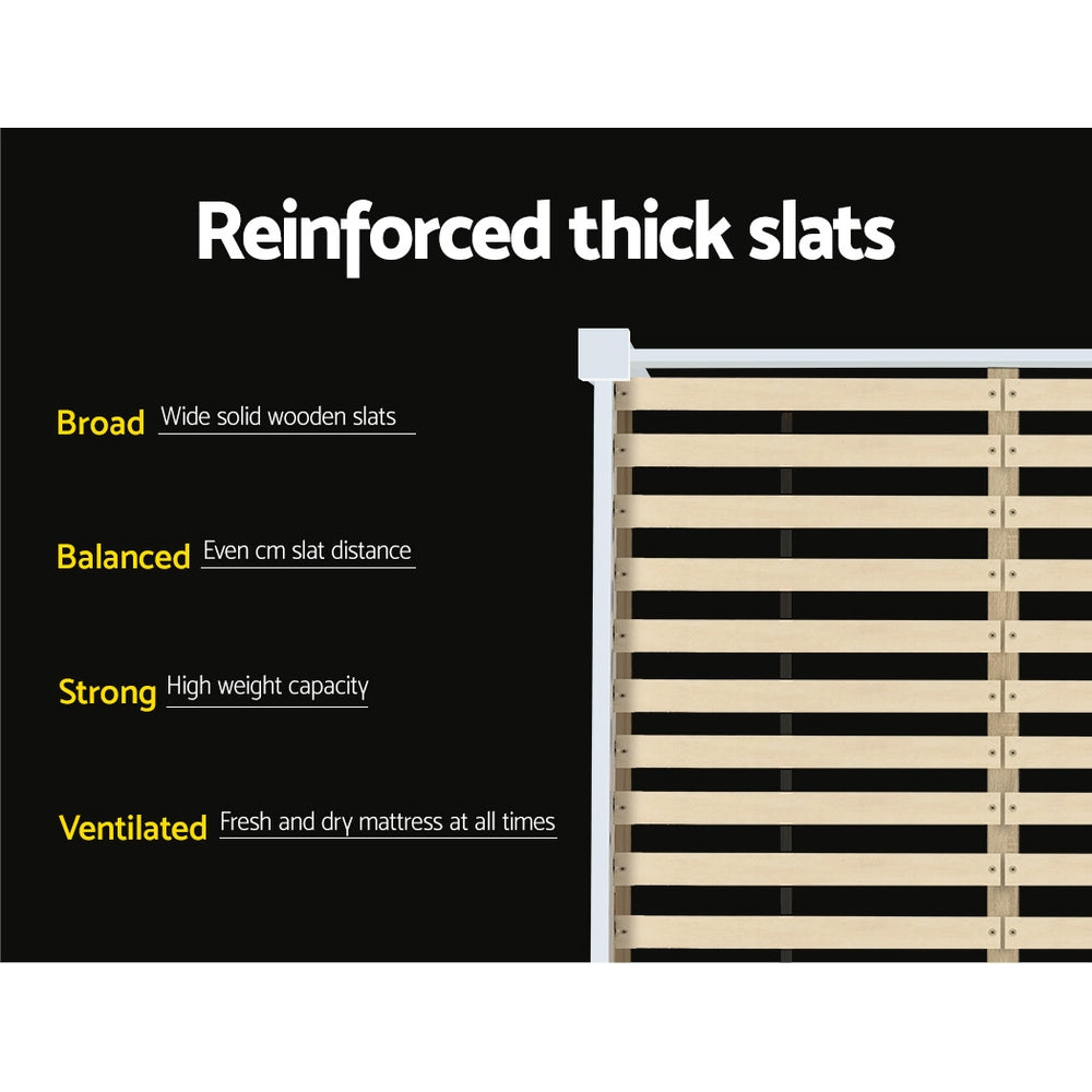 Queen Bed Frames Artiss Bed Frame Queen Wooden Base Size Timber Mattress Platform