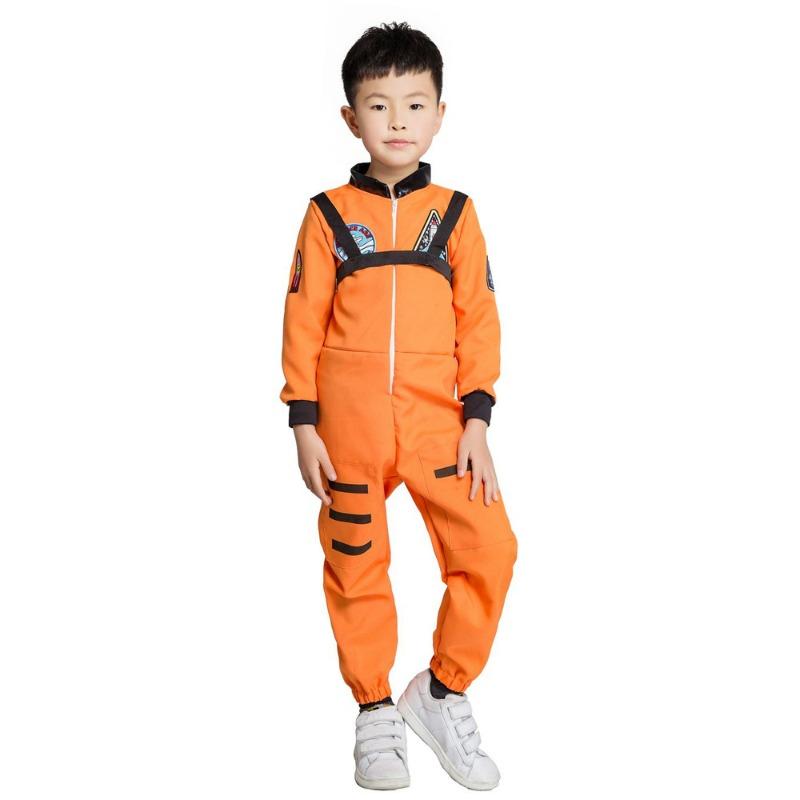 Halloween Spacesuit Performance Costume Children's Day Cosmonaut Pilot Child Firefighter Costume Peter Pan