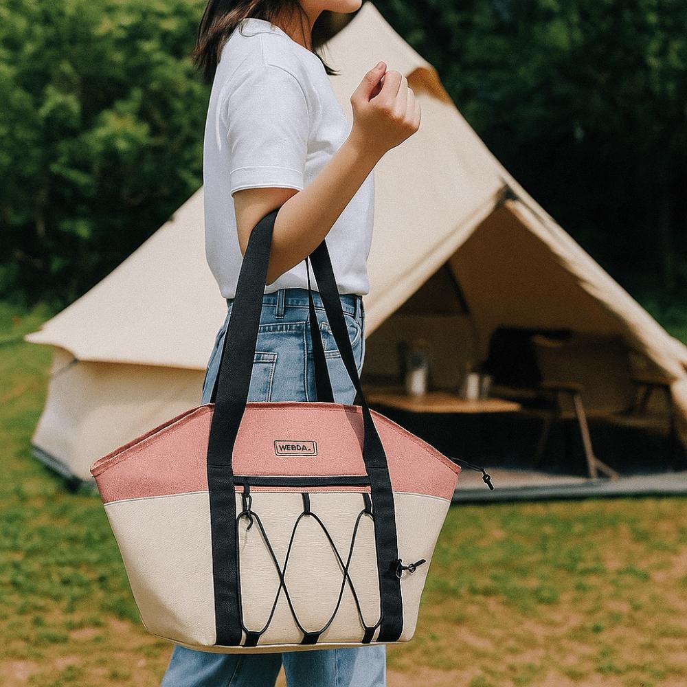 Convenient Insulated Lunch Bag Waterproof Cooler Lunch Handbag Portable Thermal Lunch Box  Office