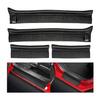 Set of 4 Door Entry Guards for Jeep Crew and Luggage Ridge Scuff Plates TPE/Rubber Wrangler/Gladiator (JL/JLU/JT Cab/RUBICON/SPORT/S/LAUNCH
