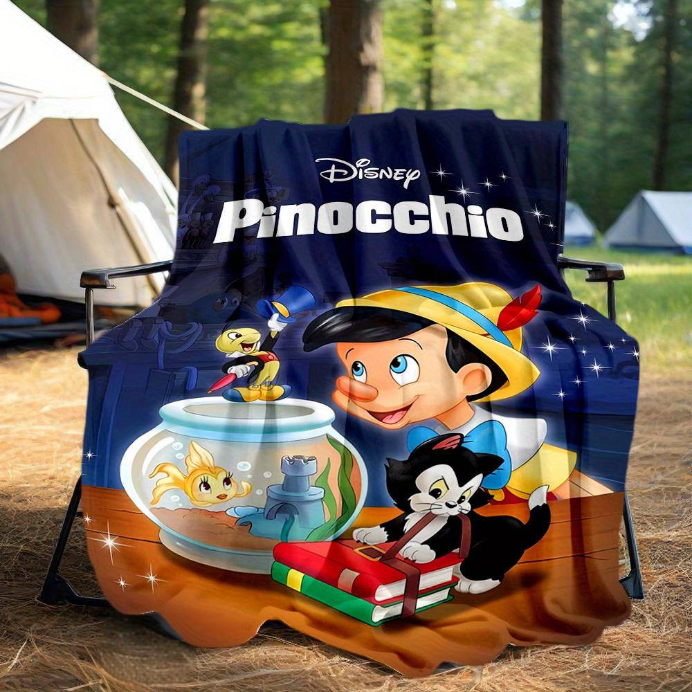 1 Stück, Pinocchio Decke Weiche & Gemütliche Überwurfdecke, Wohnzimmer, Reisen, Camping, Auto Decken