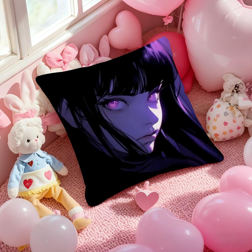 Cool HHyuga HHinata Pillow Case Soft Plush Fabric DoubleSided Printed Cushion Cover Warm Winter Sofa Pillow Case