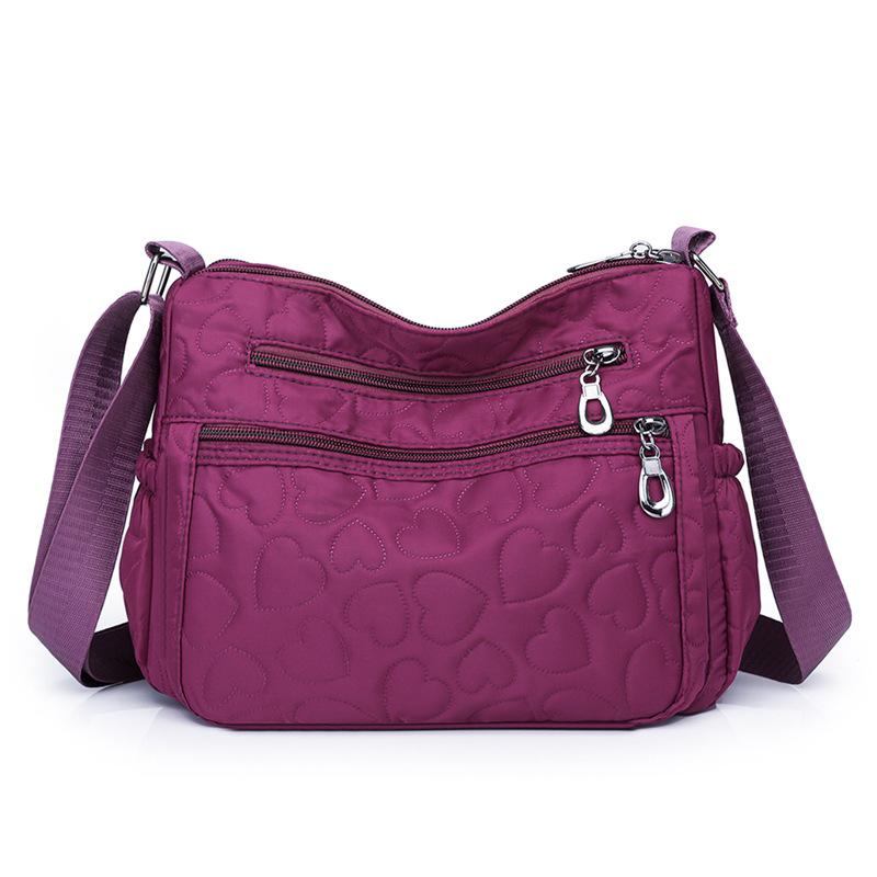 Crossbody bag women's new medium and women's bag large capacity shoulder nylon mother bag casual women's bag