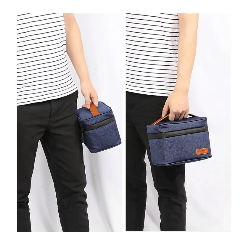 Lunch Bag Small Cooler Bag Protable Fridge Oxford Food Refrigerator Bag EVA Insulated Picnic Bags Isothermal Cooler Ice Box Bags