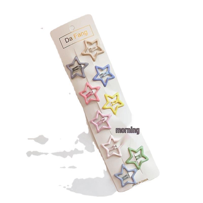 Korean Sweet Heart Cream Drip BB Hair Clip for Kids