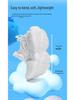 Astro Boy Children's Mesh Running Shoes - White Solid Color, Summer Sports Shoes with Rotary Buckle for Boys