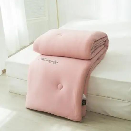 New Antibacterial Anti-mites Knitted Summer Quilt Soft and Comfortable Air Conditioner Cool Adult Thin Quilt