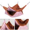 Squirrel Chinchilla Hut Double Layer 2 Tiers Soft Hanging Hamster Bed Cage Tent Parrot Hammock