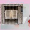 Luxurious 3d Print Fabric Rustic Wood Shower Curtain Set For Elegant Bathrooms