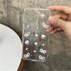3D Pearl Bowknot Silver Foil Phone Case For iPhone 17 Air 16 15 14 12 11 Pro Max 13mini XS Max XR X Cute Clear Soft Cover
