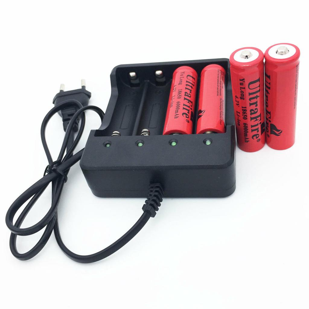 Caricabatterie per Batterie 9V Ricaricabili - 4 Slot per Batterie al