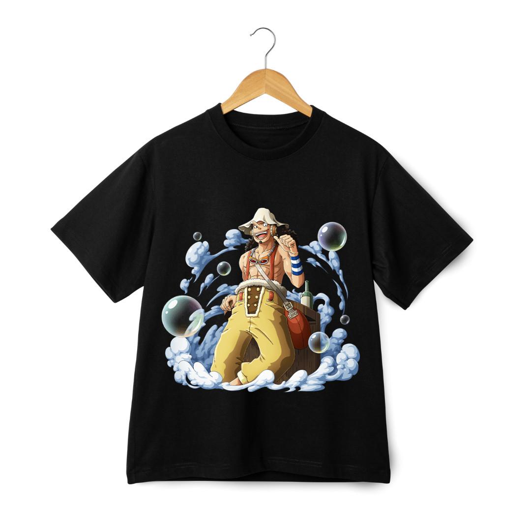 One Piece Usopp Sniper King T-Shirt Mens Womens Tees Top – Anime Unisex Graphic Tee Straw Hat Crew 3XL