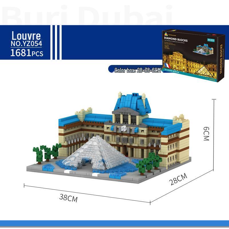 

Микро Бриллиантовая Архитектура Строительные Блоки: Сложная сборная модель для детей