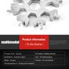 Portable 18 In 1 Mini Snowflake Multi Pocket Tool Spanner Hex  Multipurpose Camp Survive Outdoor Hike Key Ring Key Chain