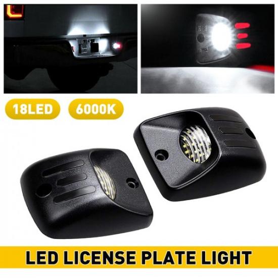 AUXITO 18LED License Light Plate Tag Lamp 6000K Canbus For 1995-04 Toyota tacoma