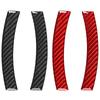 Red Carbon Fiber Door Anti-collision Scratch Protector Trim For Subaru BRZ + Car Accessories