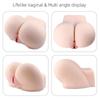 Upgrade Realistic Vagina and Big Buttocks Realistic Genitals Male Masturbator Elastic Material Silicone Sex Dolls Men's Erotic Sex Toys