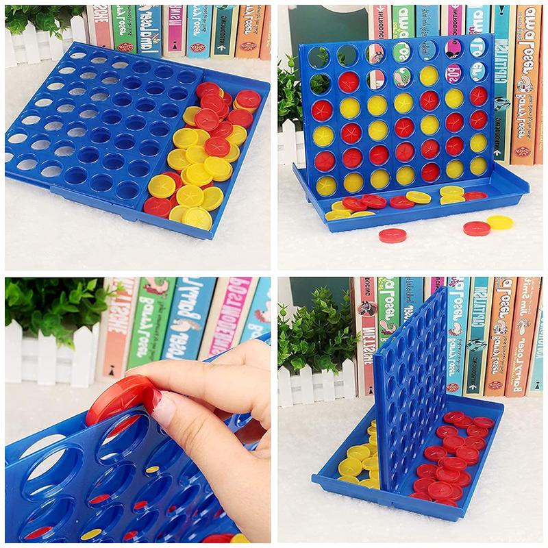 Four In A Row Bingo Chess Connect Classic Puzzle Board Games for 2 Players Educational Party Gathering Entertainment Game TMZ
