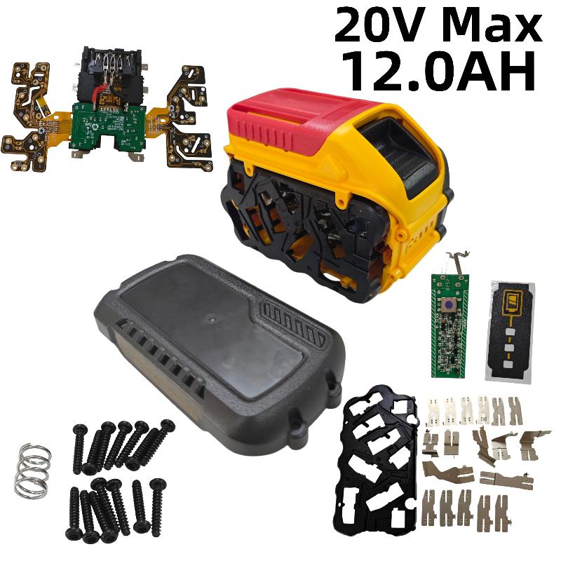 1 Set 9Ah 12Ah 15Ah 15 Cell 21700 For DCB612 DCB547 60V/54V 20V Lithium Battery Kit Housing BOX Case Shell