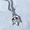 Stainless Steel Trident Pendant Necklace For Men Hip Hop Punk Style Boy Gifts Gold Color 60mm Chain Fahion Jewelry Wholesale