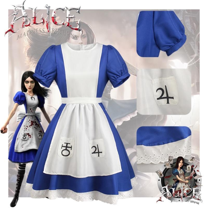 Falei Alice Fantasia de Cosplay de Serva Melhor Para Amantes de Anime