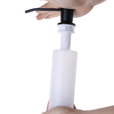 Dispenser di sapone per lavello da cucina nero Dispenser di sapone per pressa manuale per bagno