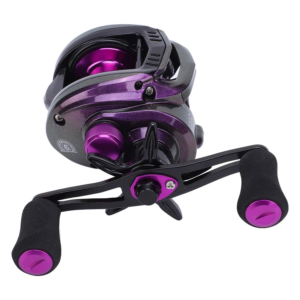 Portable Metal LowProfile Reel 8KG Braking Force Lure Fishing Line Reel Accessory(right Hand )