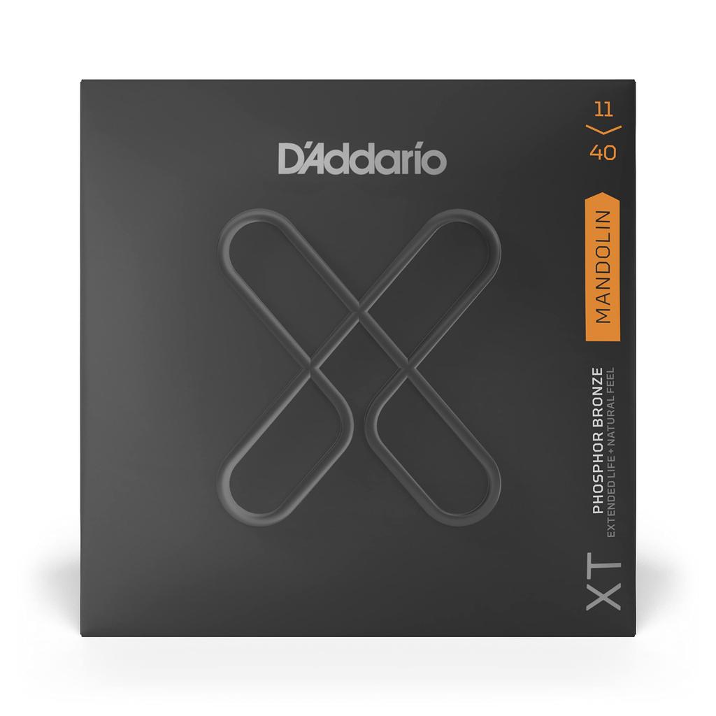 Cordas para Bandolim Cordas Revestidas XT Bronze Fosforoso Médio XTM1140 D'Addario .011-.040