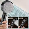 1 High-pressure Multifunctional Handheld Nozzle 5 Modes, 360 ° Adjustable Detachable Hydraulic Jet Shower Head and Pause Switch!
