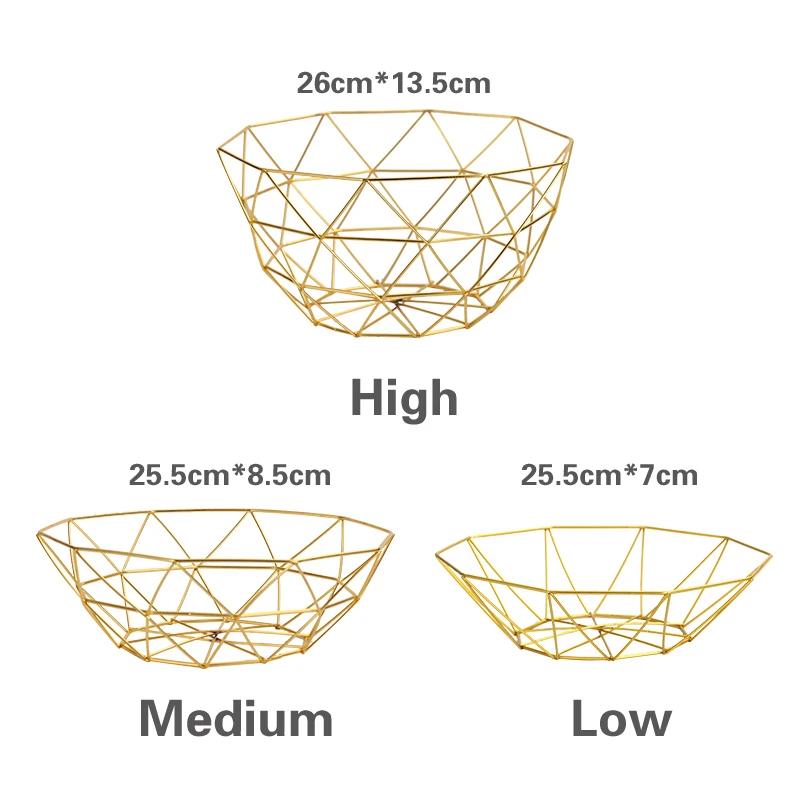 Bol cu fructe suport pentru tort Farfurii veselă Vase Farfurie pentru gustări Coș cu fructe din fier Farfurie creativă pentru fructe Coș de depozitare pentru gustări și bomboane