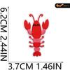 Black Fox Marine Life Cartoon Embroidered Patches for Children's Bags