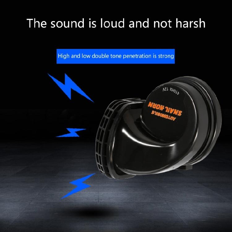 12V Air Horn For Car Snail Electric Air Horn Marine Boat Loud Alarm 110DB Horn