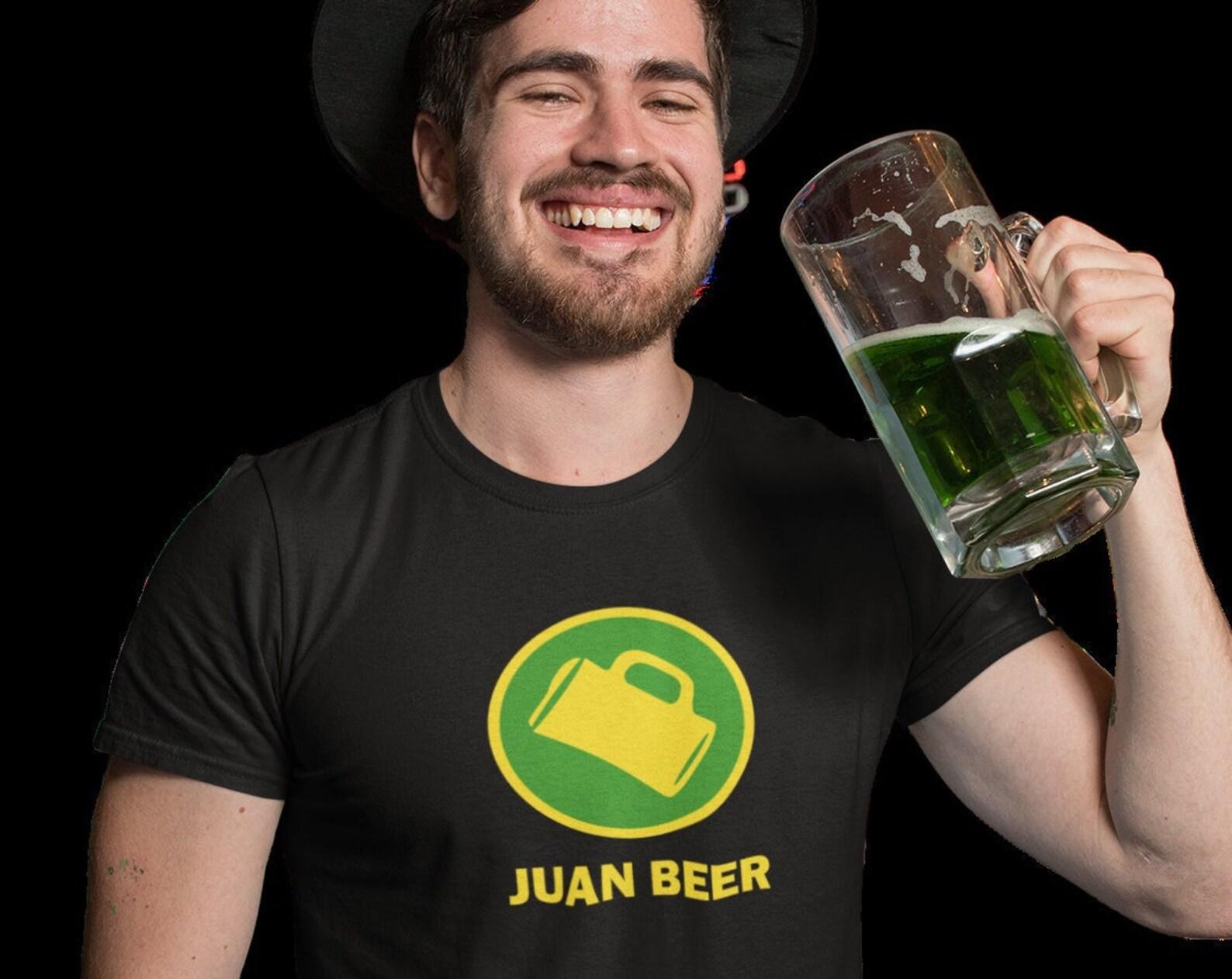 Juan Beer/Fun Happy drinking t-shirt/Party Shirt/Drinking Shirt/birthday t-shirt/funny/humor 4XL
