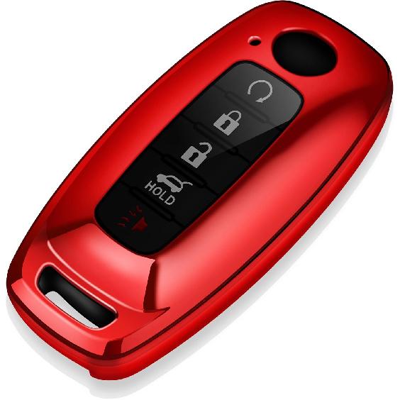 Tukellen for Nissan Key Fob Cover Soft TPU Full Protection Key Shell Key Case Compatible with 2022-2026 Sentra 2023 2024 2025 2026 Rogue Kicks