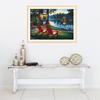 DIY Flower Scenery Crystal Stitch Living Room Diamond Needlework Bedroom Rhinestones Embroidery Painting