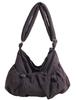 Nylon Shoulder Large Crinkled Crossbody Tote for and Travel 1/2plus Women's Bag, Capacity, Lightweight, Drawstring, Bag, Casual, Commuting, School,