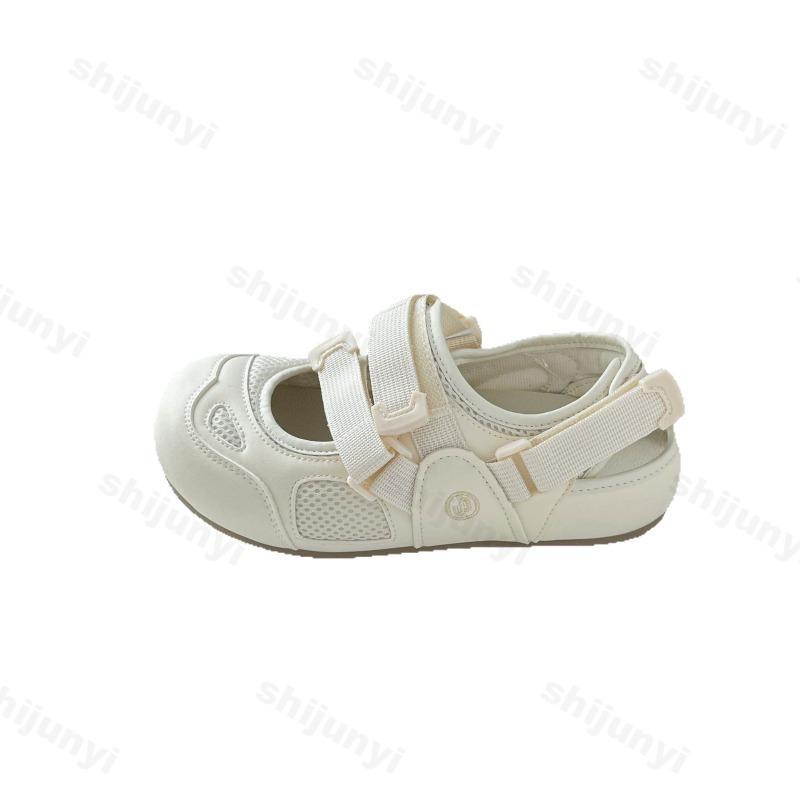 Fashion 2025 Summer New Mesh Breathable Retro Style Casual Single Shoes for Women Fashion Shallow Mouth Comfortable Soft Soled Sneakers