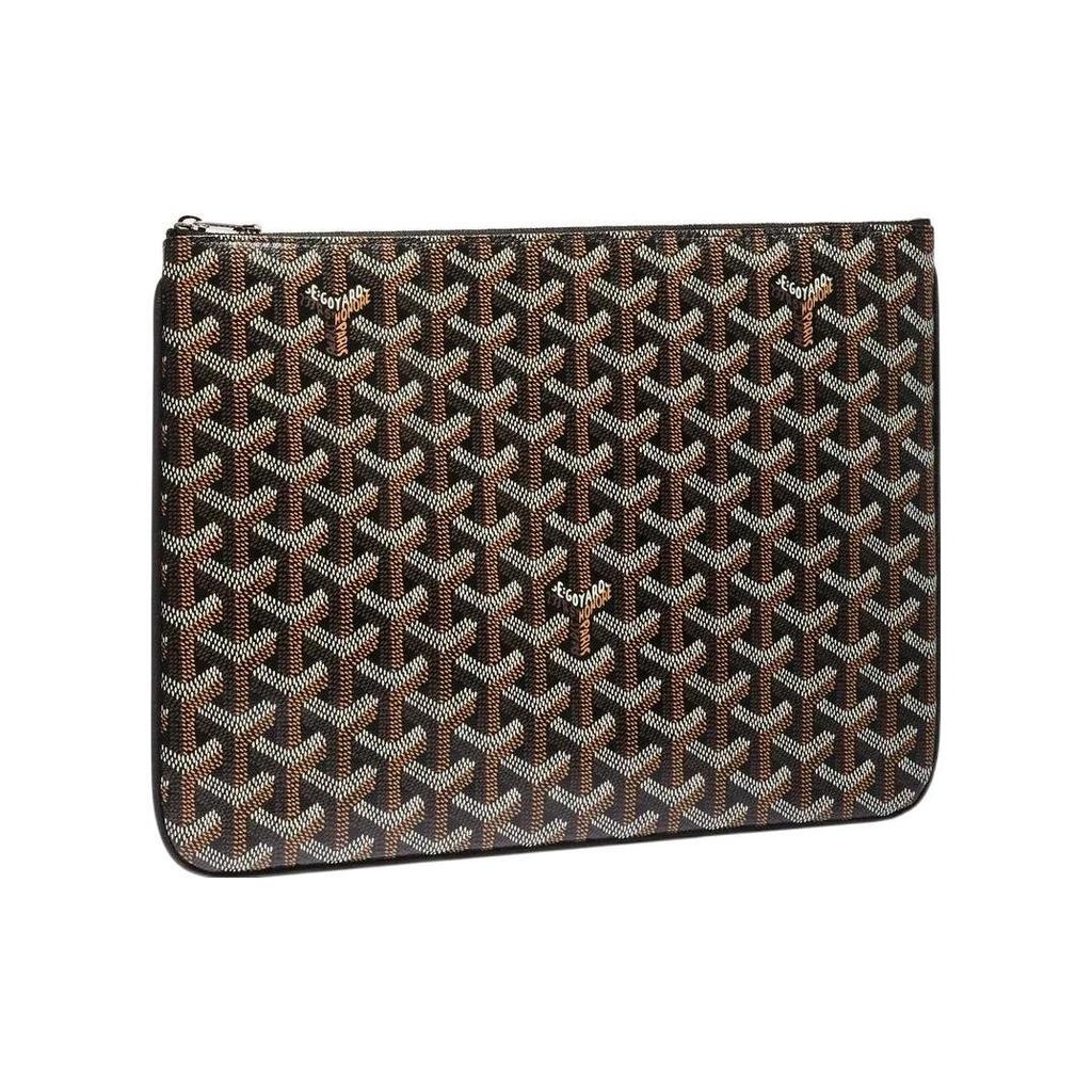 Goyard Senat Y Monogram Full Print Zipper Cosmetic Bag Unisex Cosmetic Bag Black Blue Green SENAT2MMLTY