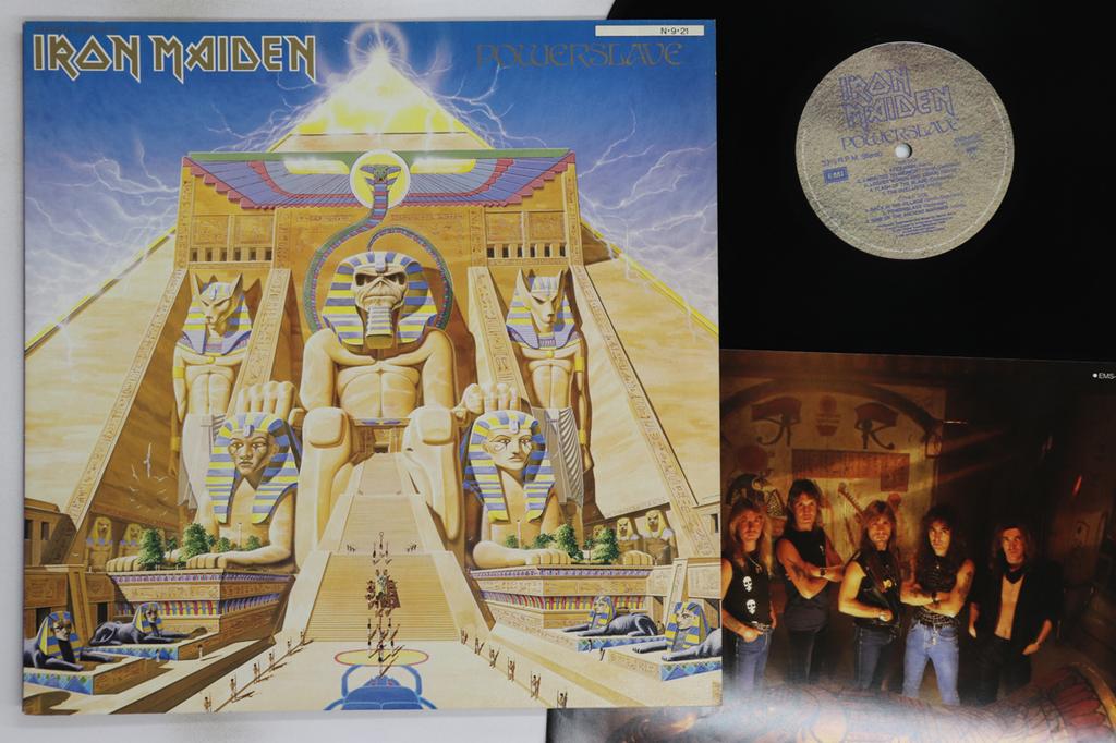 LP Record IRON MAIDEN - Powerslave EMS91091 EMI 1984 Japan Metal Used