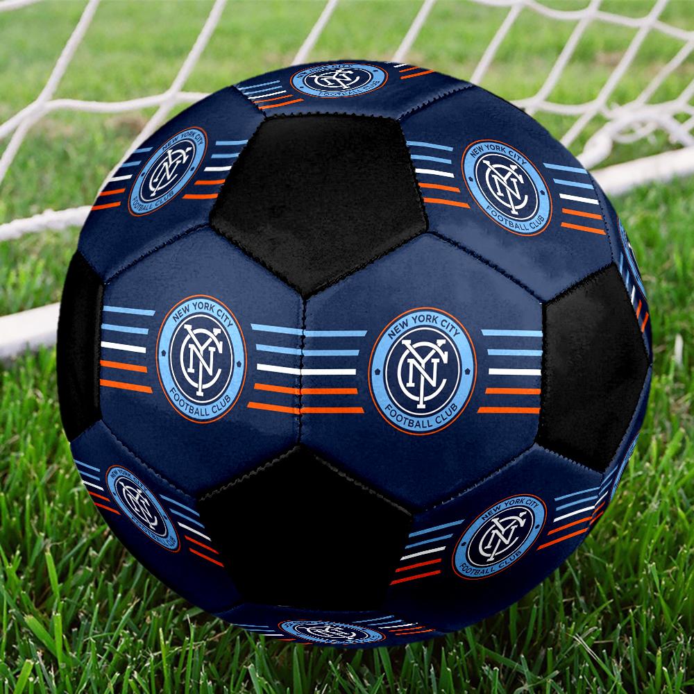 New York City Indoor Soccer Ball Colorful Machine Stitched PVC Size 5 Team Training Competition Ready Durable High-Bounce Cool Sports Gift