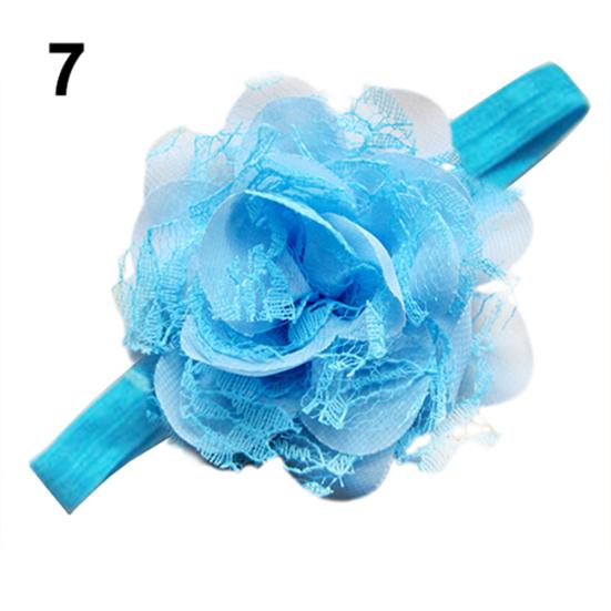 Милая детская повязка на голову с цветком для маленьких девочек, эластичная повязка для волос, головной убор