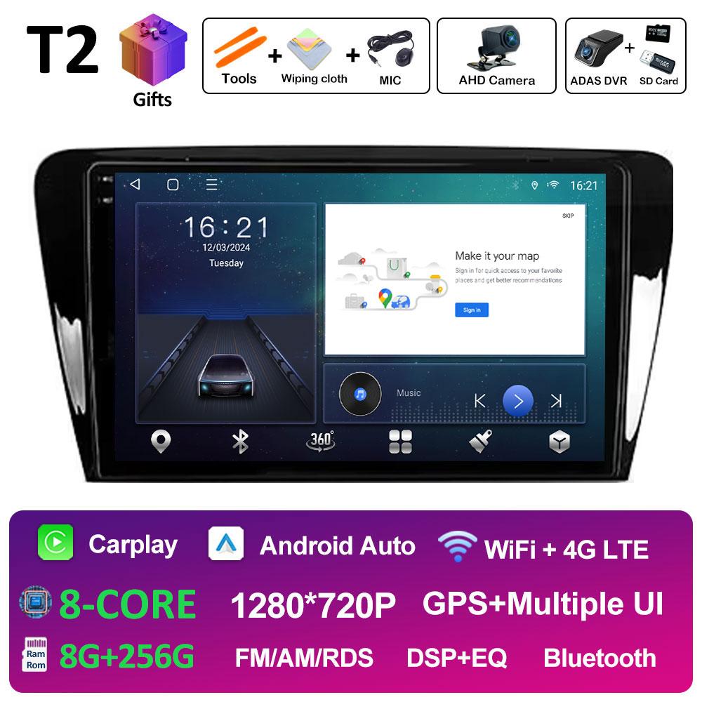 Sistem Inteligent DSP Stereo Pentru Skoda Octavia 3 A7 2013 2014 2015 2016 2017 2018 Player Video Radio Multimedia Auto Ecran QLED IPS