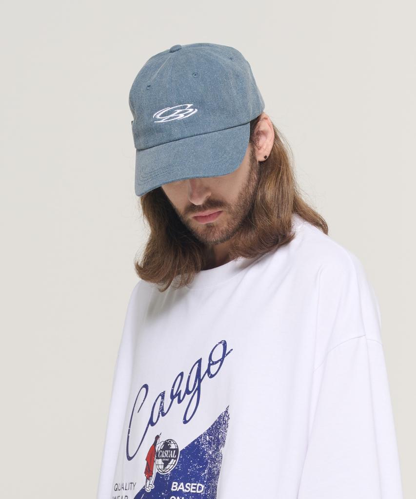 CARGOBROS Circle Logo Pigment Ball Cap (Blue)