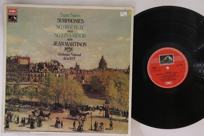 Disc LP JEAN MARTINON ORCHESTRE NATIONAL D  Saintsaens Simfonii  Nr. 1 În E ASD2946 HIS MASTERS V 1973 UK Clasică Folosit