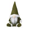 Nordic Style Faceless Santa Claus Figurine: Christmas Window Decoration Ornaments