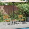 3-piece Garden Dining Set In Solid Acacia Wood vidaXL 3334840