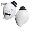Soft Ghost Toy Halloween Stress Ball Toy Anxiety Relief Squeeze Cartoon Sensory Fidget for Party Favors Decompression