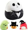 Halloween Squishmallows The Nightmare Before Christmas Jack Sally Bat Pumpkin Plush Toys